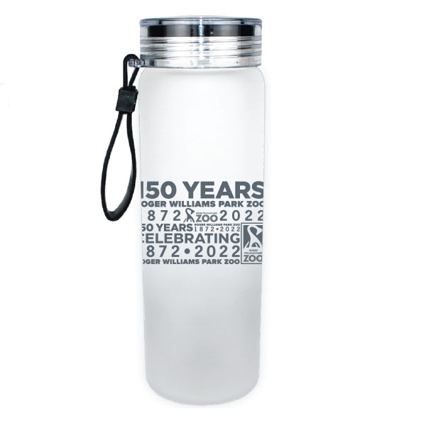 150TH ANNIVERSARY CELEBRATION FROSTED GLASS WATER BOTTLE