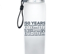 150TH ANNIVERSARY CELEBRATION FROSTED GLASS WATER BOTTLE
